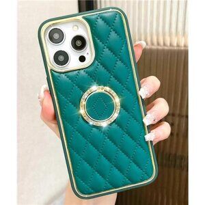 iPhone 14 Pro Max Case iPhone 13, Luxury Elegant Leather Phone Case with Glitter
